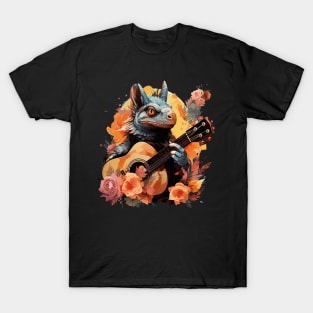 Iguana Playing Guitar T-Shirt